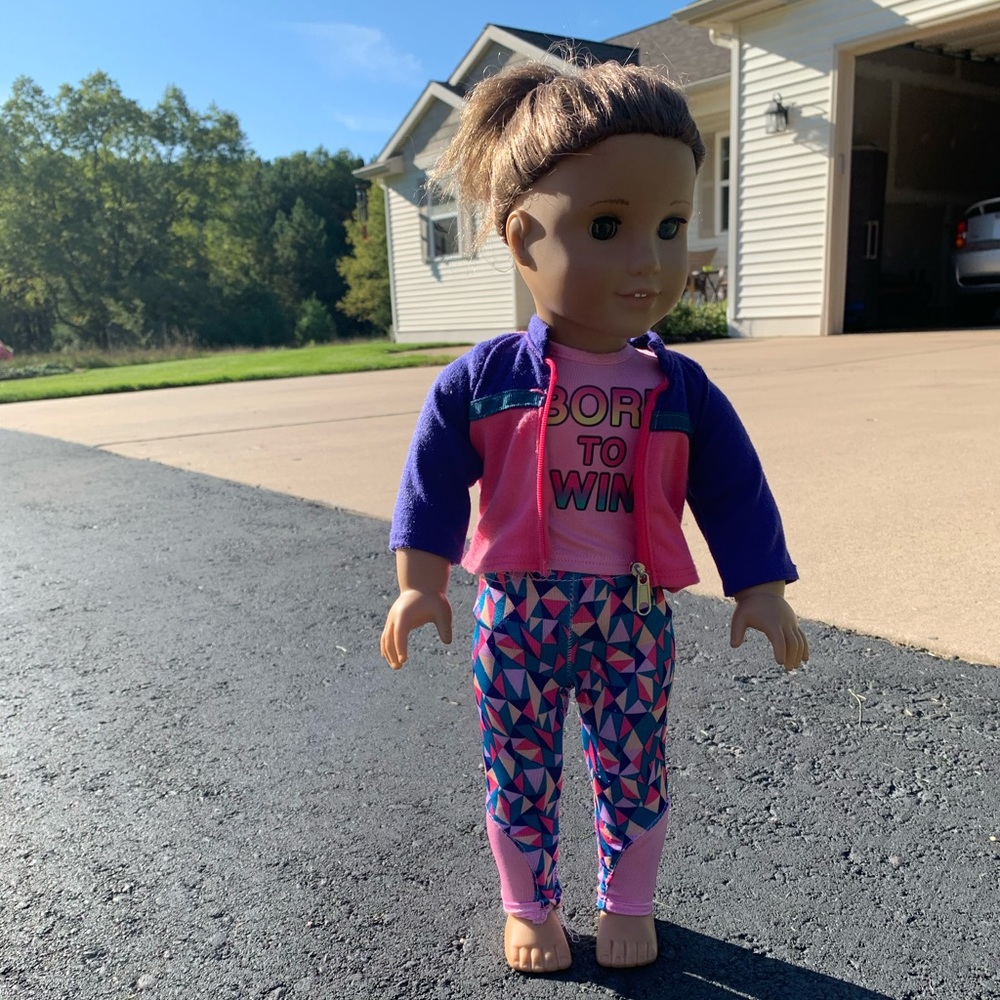 Tracksuit for American girl doll